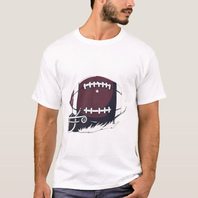 Camiseta "Spirit of American Football – Stärke, Mut und Tea (Anverso)