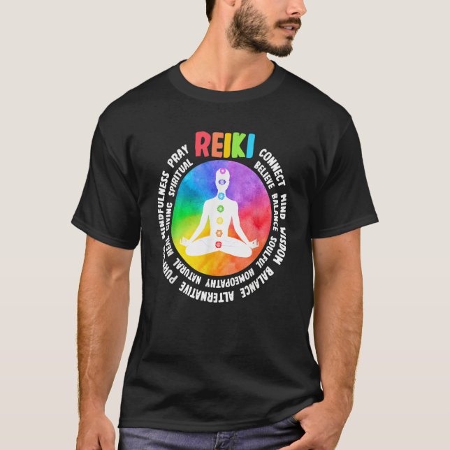 Camiseta Spiritual Healing Holistic Healer Meditation Chakr (Anverso)