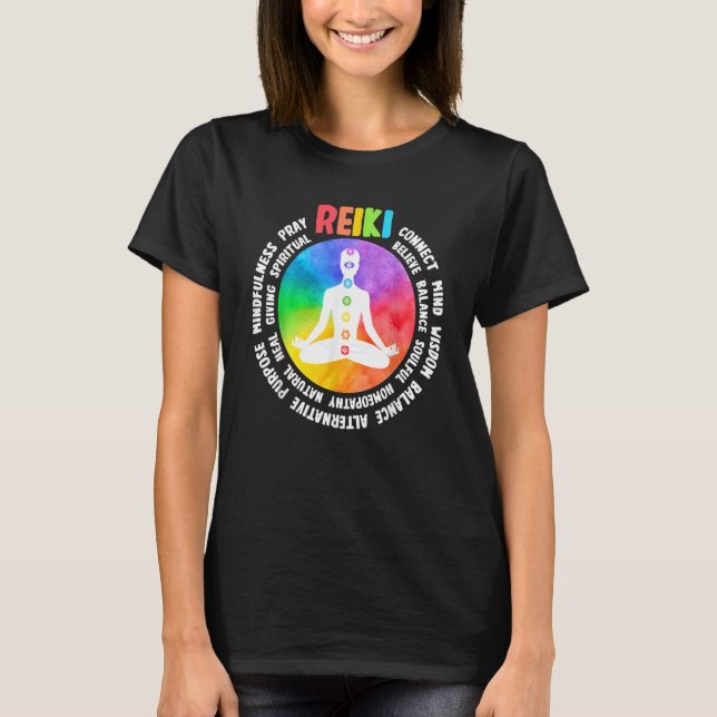 Camiseta Spiritual Healing Holistic Healer Meditation Chakr (Anverso)