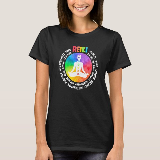 Camiseta Spiritual Healing Holistic Healer Meditation Chakr (Anverso)