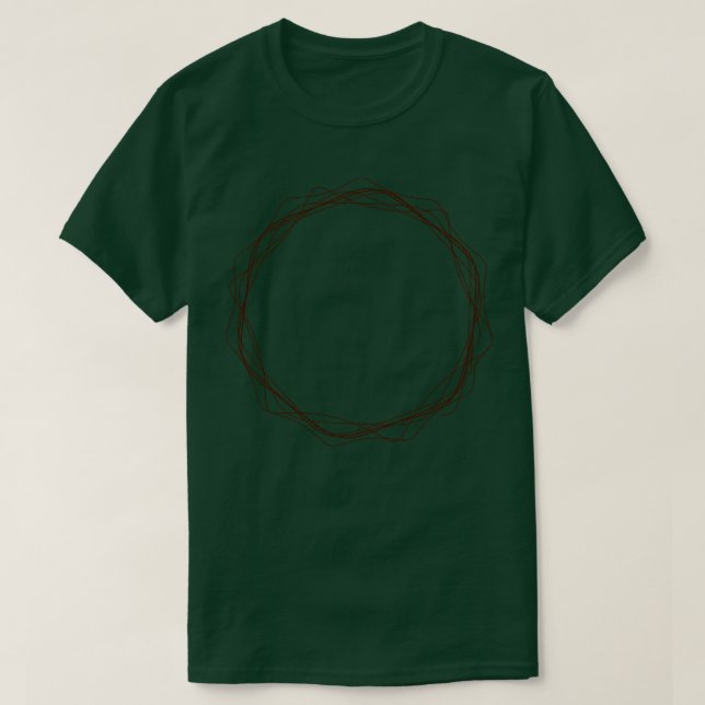 Camiseta Spirograph imperfecto n.º 7 (Diseño del anverso)