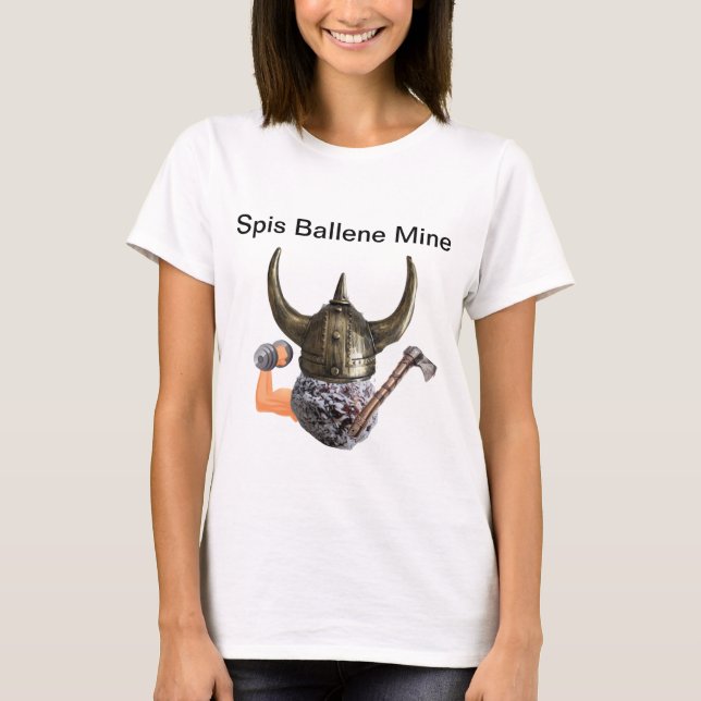 Camiseta Spis Ballene Mine T-shirt Femme (Anverso)
