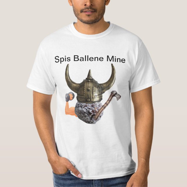 Camiseta Spis Ballene Mine t-shirt pour homme (Anverso)
