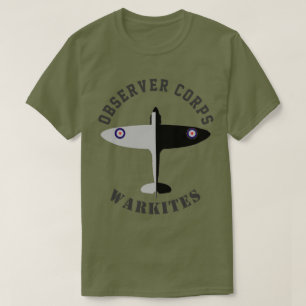 Camiseta Spitfire del cuerpo del observador de Warkites