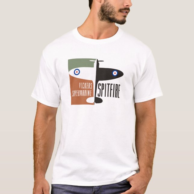 Camiseta spitfire del supermarine de los vickers (Anverso)