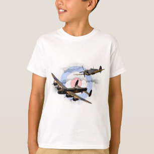 Camiseta Spitfire y Lancaster