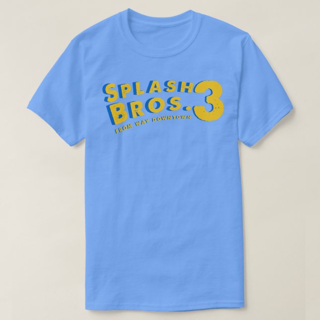Camiseta Splash Bros 3 desde Way Downtown Remix (Diseño del anverso)