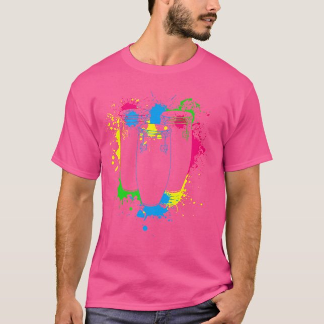 Camiseta Splash Conga Drums (Anverso)