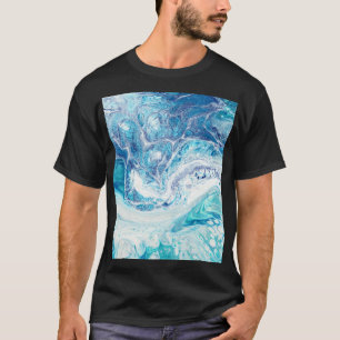 Camiseta Splash de color: fondo abstracto acrílico