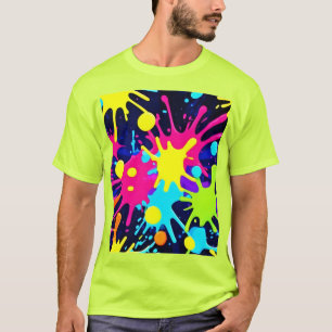 Camiseta Splash de color vibrante