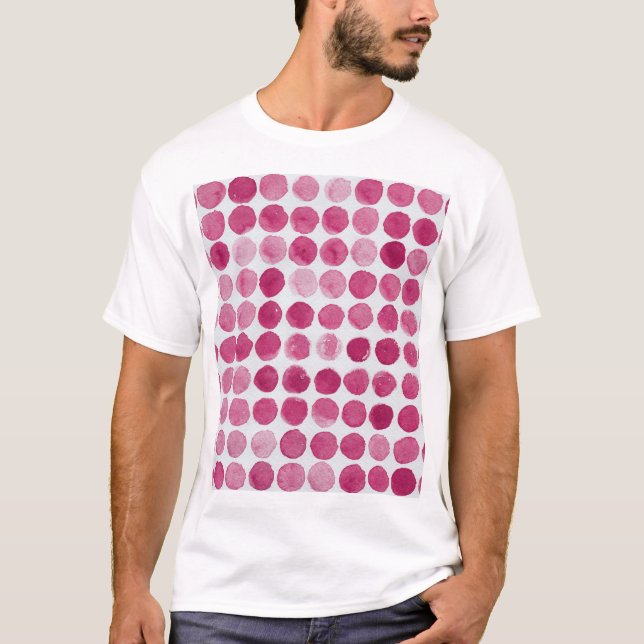 Camiseta Splash de fondo de acuarela artificial (Anverso)
