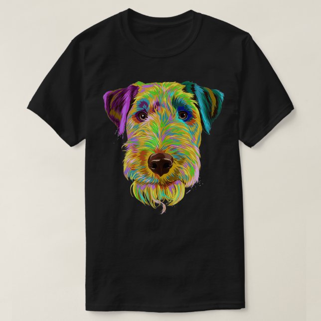 Camiseta Splash Dog Welsh Terrier (Diseño del anverso)