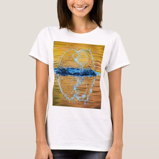 Camiseta Splash en la noche de otoño (Anverso)