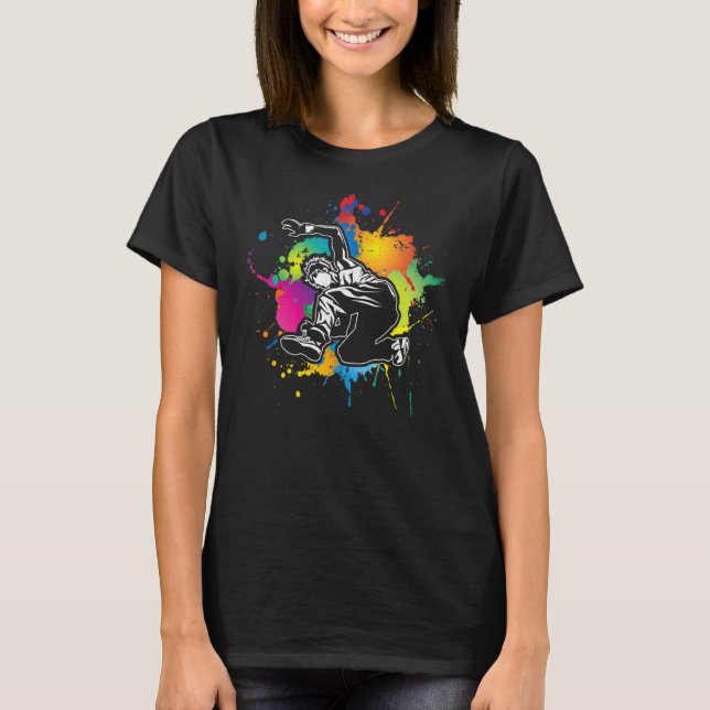 Camiseta Splash Parkour Freerunner Freerunner Backflip (Anverso)