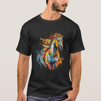Camiseta Splash Sulfur Horse Colorous