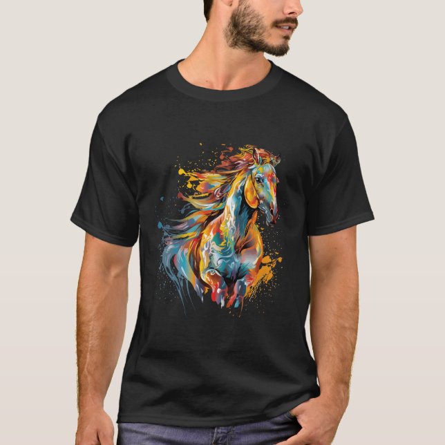 Camiseta Splash Sulfur Horse Colorous (Anverso)