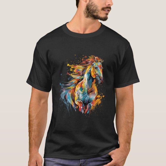 Camiseta Splash Sulfur Horse Colorous (Anverso)