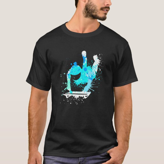 Camiseta Splash Winter Sport Nieve Lue Sled (Anverso)