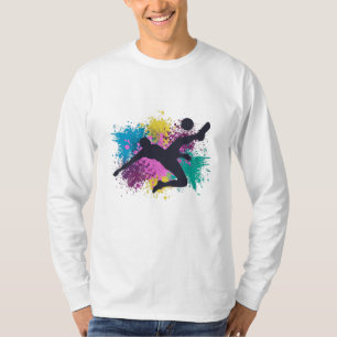 Camiseta Splashings de color de niebla de fútbol