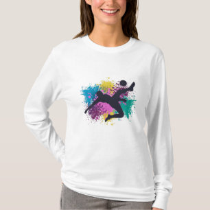 Camiseta Splashings de color de niebla de fútbol