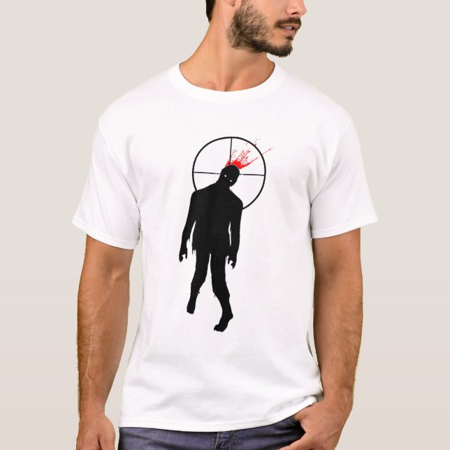 Camiseta splat del zombi - apenado (Anverso)