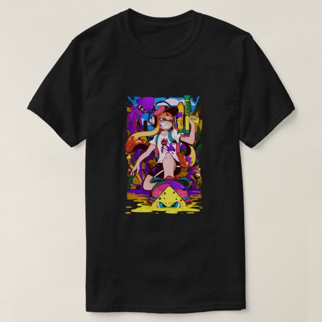 Camiseta Splatoon Inkling Classic (Diseño del anverso)