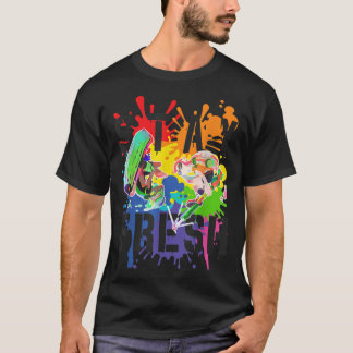 Camiseta Splatoon Pride Stay Fresco Esplandor de pintura Ar