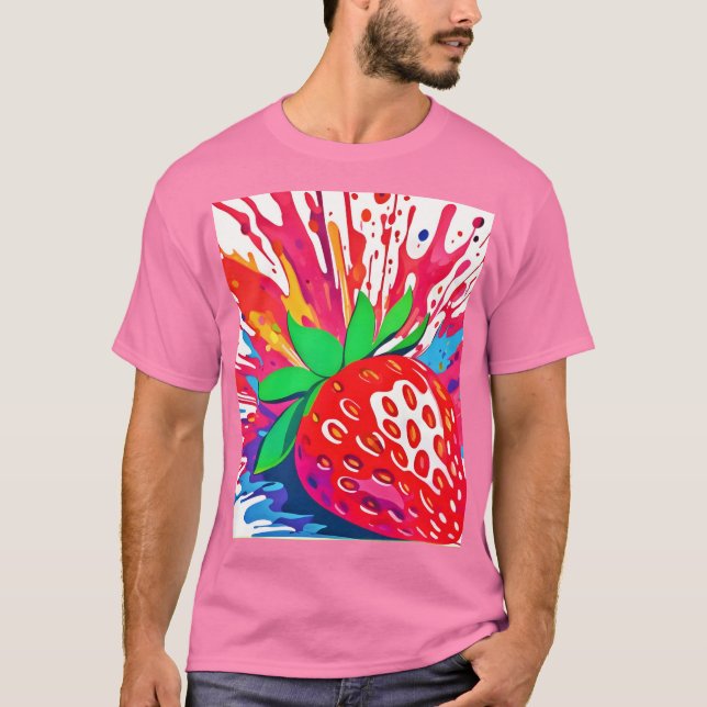 Camiseta Splatt Strawberry Splash (Anverso)