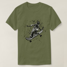 Camiseta Splatter Graphic Skateboard T-Shirt