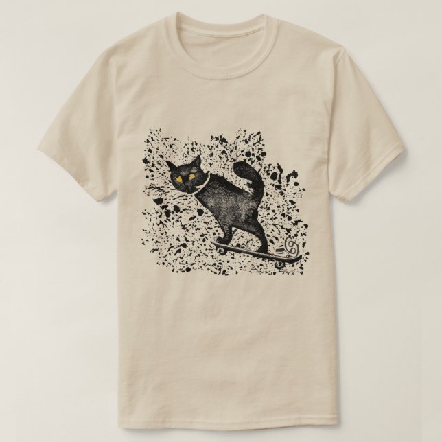 Camiseta Splatter Graphic Skateboard T-Shirt (Diseño del anverso)