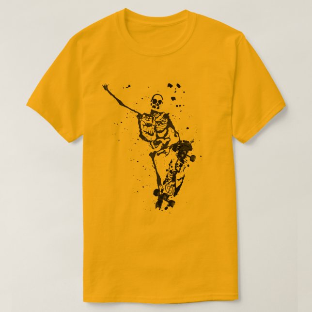 Camiseta Splatter Graphic Skateboard T-Shirt (Diseño del anverso)