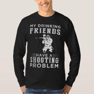 Camiseta Splatter & Spirits: Mis amigos que beben y sus