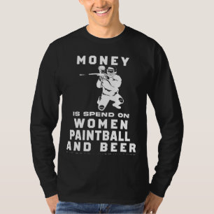 Camiseta ¡Splatter y Snickers! Gracioso La Mayoría De Mi Di