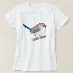 Camiseta Splendid Fairy Wren Bird on Branch