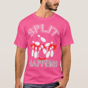 Camiseta Split Happening Bowling Funny Spare Ball Team