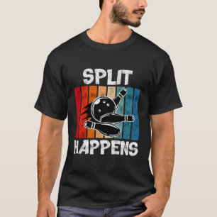 Camiseta Split Happening Bowling Shirt Funny Bowling Ball