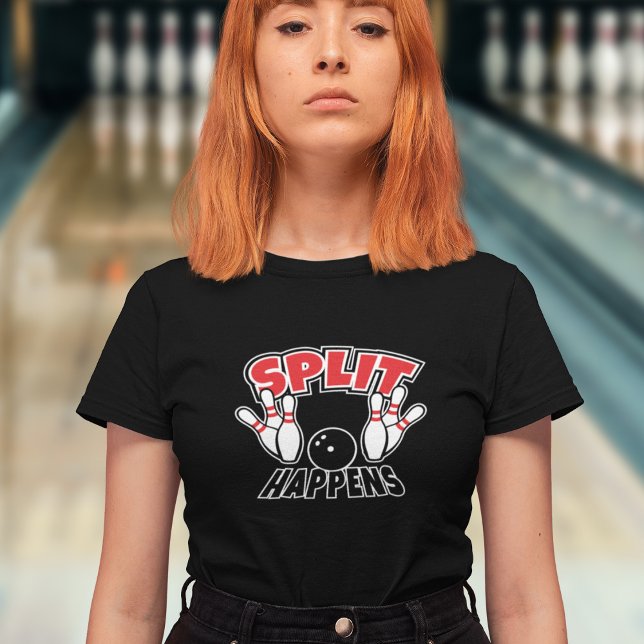 Camiseta Split Happens Bowling T-Shirt (Subido por el creador)