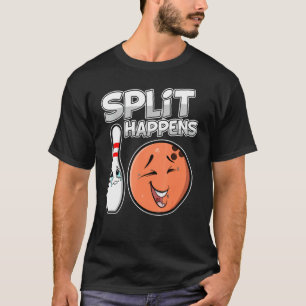 Camiseta Split Happens Fun Bowling Ball