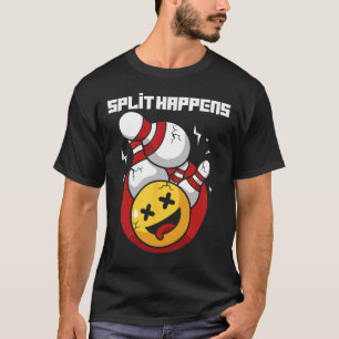 Camiseta Split Happens Funny Bowling Bowler