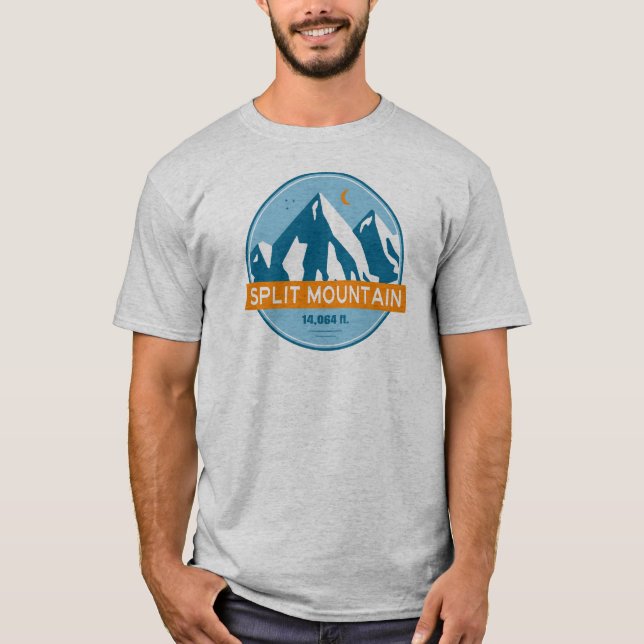 Camiseta Split Mountain California Estrellas Luna (Anverso)