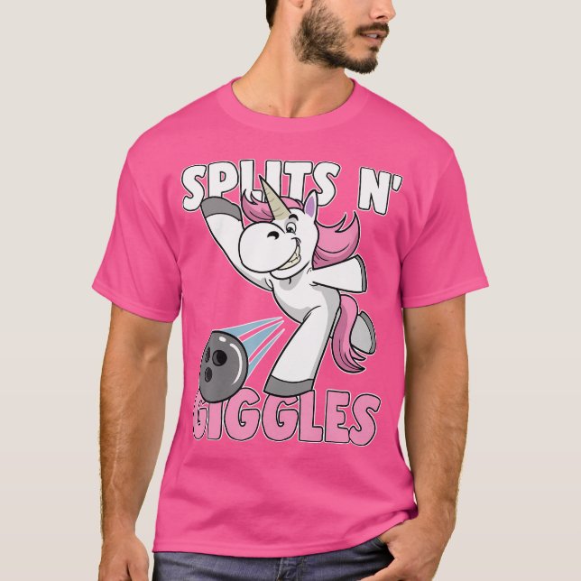 Camiseta Splits N' Giggles Unicorn Bowler (Anverso)