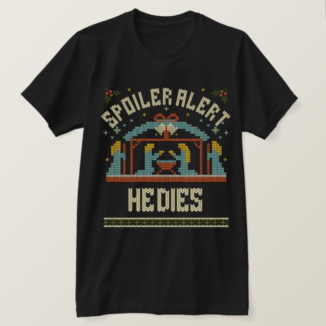 Camiseta Spoiler Alert he dies for Adult Humor (Anverso del diseño)