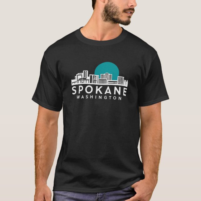 Camiseta Spokane, Estado de Washington (Anverso)