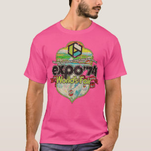 Camiseta Spokane Expo 74 Escudo de la Feria Mundial de 1974