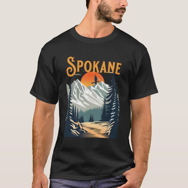 Camiseta Spokane Hiking (Anverso)