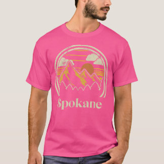 Camiseta Spokane Mountains Washington Senderismo al aire li