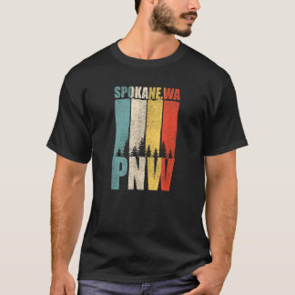 Camiseta Spokane retro con problemas WA Pacific Northwes PN