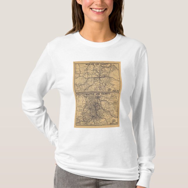 Camiseta Spokane, Seattle (Anverso)