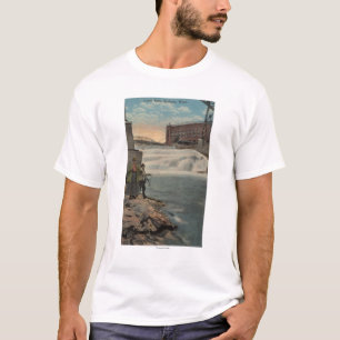 Camiseta Spokane, WA - pesca de los pares en caídas más