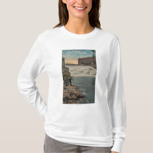 Camiseta Spokane, WA - pesca de los pares en caídas más